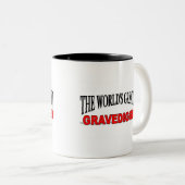 Der bestste Gravedigger der Welt Zweifarbige Tasse (VorderseiteRechts)