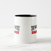 Der bestste Gravedigger der Welt Zweifarbige Tasse (Mittel)