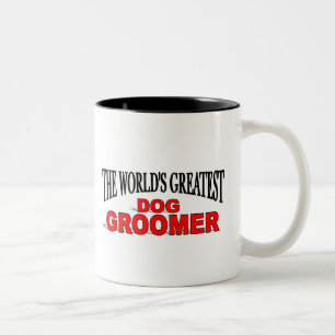 Der bestste Groomer der Welt Hunde Zweifarbige Tasse