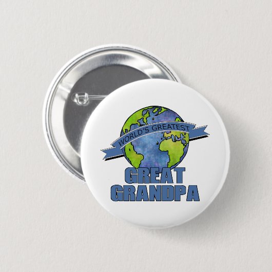 Der bestste große Großvater der Welt Button (Vorne & Hinten)