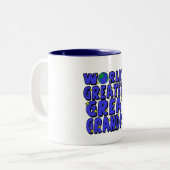 Der bestste große Großvater der Welt Zweifarbige Tasse (Vorderseite Links)