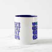 Der bestste große Großvater der Welt Zweifarbige Tasse (Mittel)
