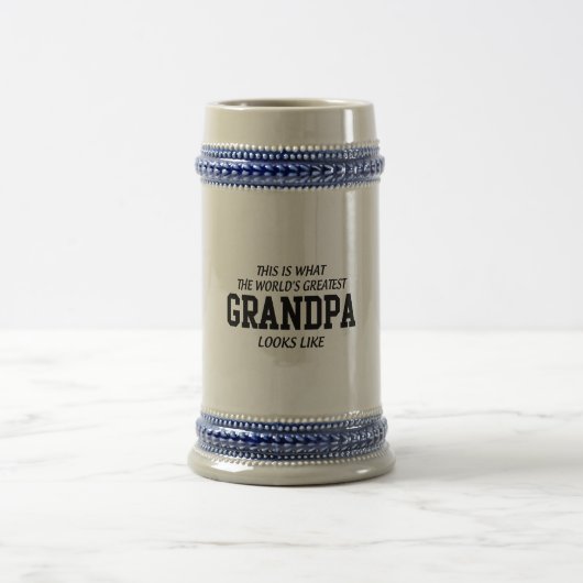 Der bestste Großvater der Welt Bierglas (Mittel)