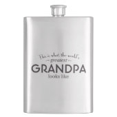 Der bestste Großvater der Welt Flachmann (Vorderseite)