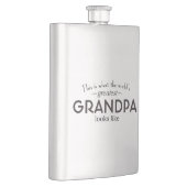 Der bestste Großvater der Welt Flachmann (Rechts)