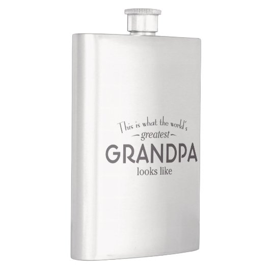 Der bestste Großvater der Welt Flachmann (Rechts)