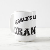 Der bestste Großvater der Welt Kaffeetasse (Vorderseite Links)