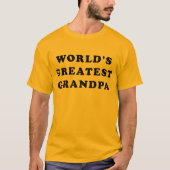 Der bestste Großvater der Welt T-Shirt (Vorderseite)