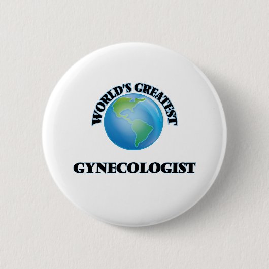 Der bestste Gynäkologe der Welt Button (Vorderseite)