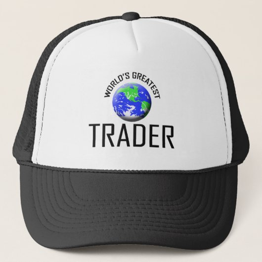 Der bestste Händler der Welt Truckerkappe (Vorderseite)