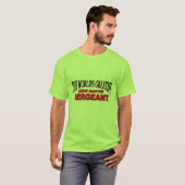 Der bestste Hauptvorlagensergeant der Welt T-Shirt (Vorne ganz)