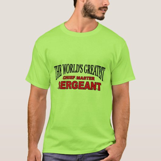 Der bestste Hauptvorlagensergeant der Welt T-Shirt (Vorderseite)