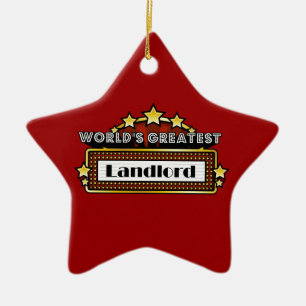 Der bestste Hauseigentümer der Welt Keramikornament