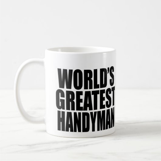 Der bestste Heimwerker der Welt Kaffeetasse (Links)