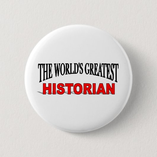Der bestste Historiker der Welt Button (Vorderseite)