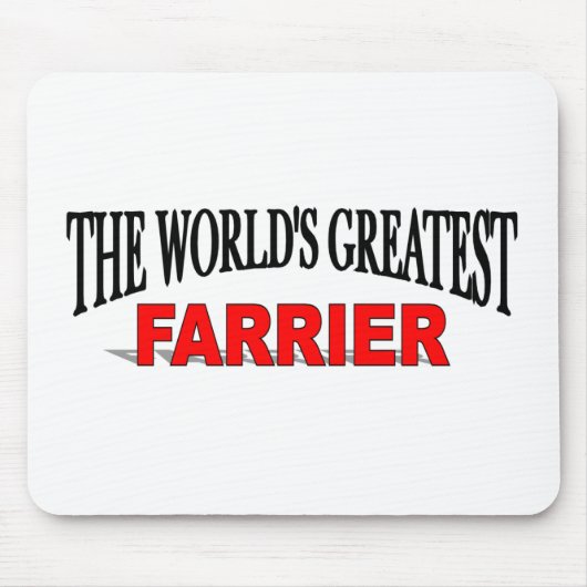 Der bestste Hufschmied der Welt Mousepad (Vorne)