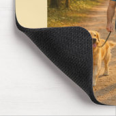 Der Bestste Hunde-Vater der Welt - Morning Walk Ed Mousepad (Ecke)