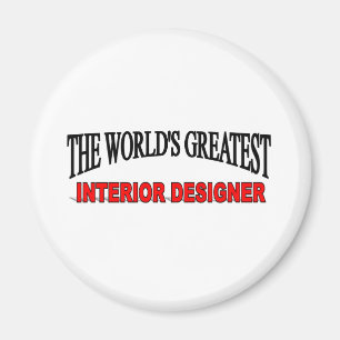 Der bestste Innenarchitekt der Welt Magnet