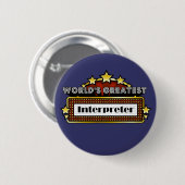 Der bestste Interpret der Welt Button (Vorne & Hinten)