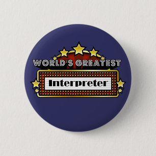 Der bestste Interpret der Welt Button