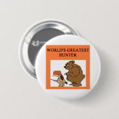 der bestste Jäger der Welt Button (Vorne & Hinten)