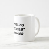 Der bestste Kassierer-" Tasse "der Welt (VorderseiteRechts)