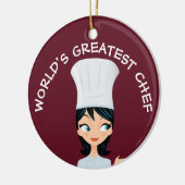 Der bestste Kochs-weibliche Keramik-Verzierung der Keramik Ornament (Links)