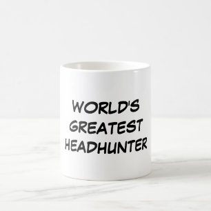 Der bestste Kopfjäger-" Tasse "der Welt
