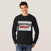 Der bestste Kopilot der Welt T-Shirt (Vorne ganz)
