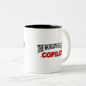 Der bestste Kopilot der Welt Zweifarbige Tasse (VorderseiteRechts)