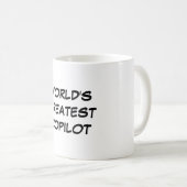 Der bestste Kopilot-" Tasse "der Welt (VorderseiteRechts)