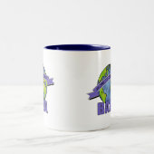 Der bestste Kuchen der Welt Zweifarbige Tasse (Mittel)