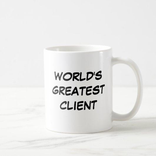 Der bestste Kunden-" Tasse "der Welt (Rechts)