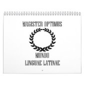 Der bestste lateinische Lehrer der Welt (Mann) Kalender (Titelbild)