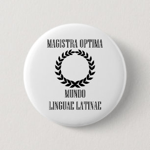 Der bestste lateinische Lehrer der Welt (weiblich) Button
