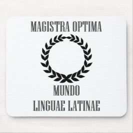 Der bestste lateinische Lehrer der Welt (weiblich) Mousepad
