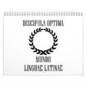 Der bestste lateinische Student der Welt Kalender (Titelbild)