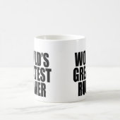 Der bestste Läufer der Welt Kaffeetasse (Mittel)
