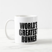 Der bestste Läufer der Welt Kaffeetasse (Links)