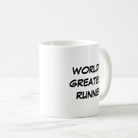 Der bestste Läufer-" Tasse "der Welt (VorderseiteRechts)