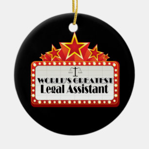 Der bestste legale Assistent der Welt Keramikornament