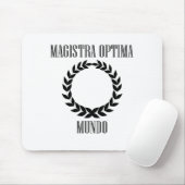 Der bestste Lehrer der Welt (weiblich) Mousepad (Mit Mouse)