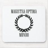 Der bestste Lehrer der Welt (weiblich) Mousepad (Vorne)