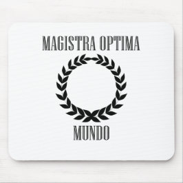 Der bestste Lehrer der Welt (weiblich) Mousepad