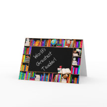 Der bestste Lehrer-Greeing Karte der Welt