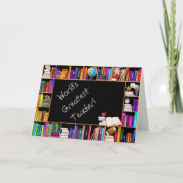 Der bestste Lehrer-Greeing Karte der Welt