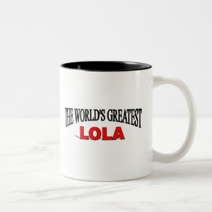 Der bestste Lola der Welt Zweifarbige Tasse