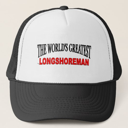 Der bestste Longshoreman der Welt Truckerkappe (Vorderseite)