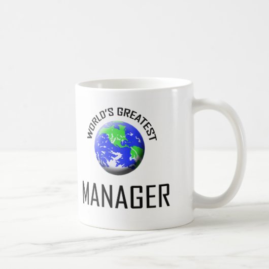 Der bestste Manager der Welt Kaffeetasse (Rechts)