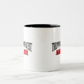 Der bestste Manager der Welt Zweifarbige Tasse (Mittel)